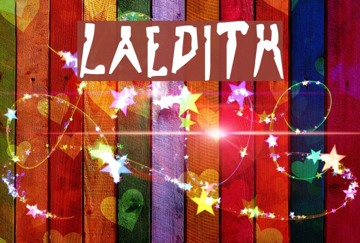 LaEdith Font examples
