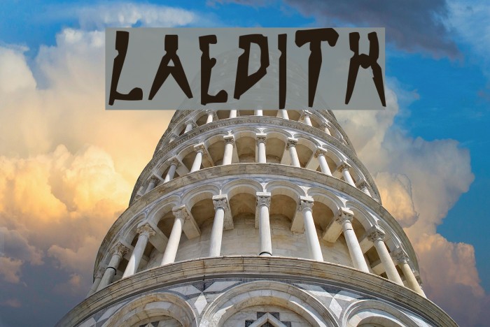 LaEdith Font examples