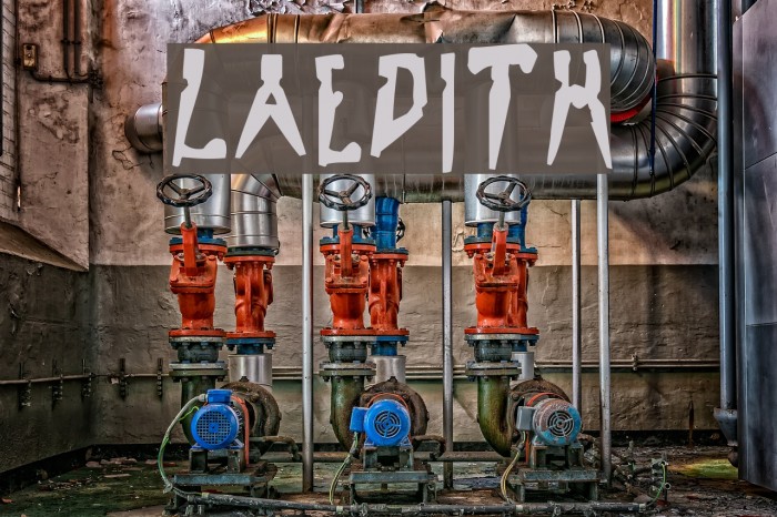 LaEdith Font examples