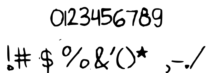 LaElique Font OTHER CHARS
