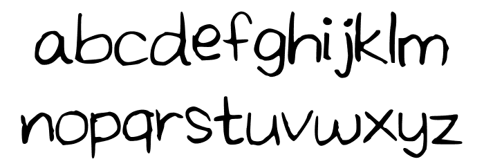 LaElique Font LOWERCASE
