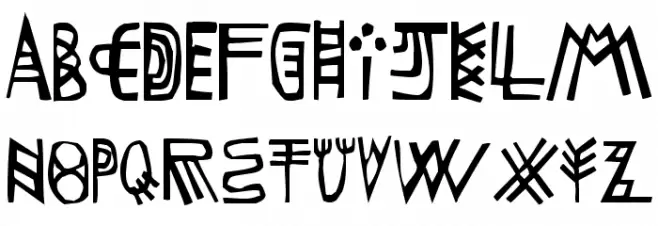 LaFaFabienne Fonte MAIÚSCULAS