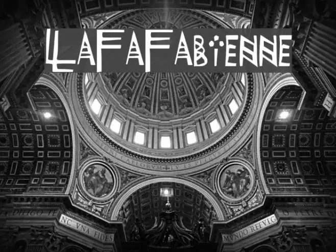 LaFaFabienne Font examples