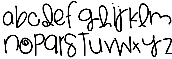 LaFamilia Font LOWERCASE