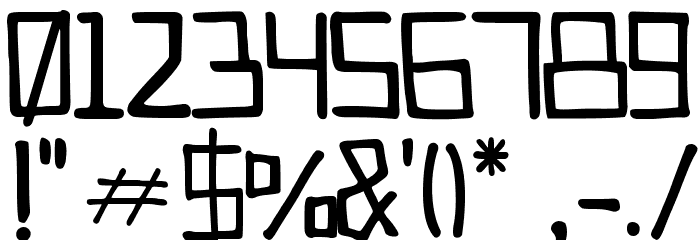 LaFlint Font OTHER CHARS