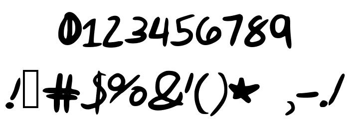 LaIzzIerComiC Font OTHER CHARS