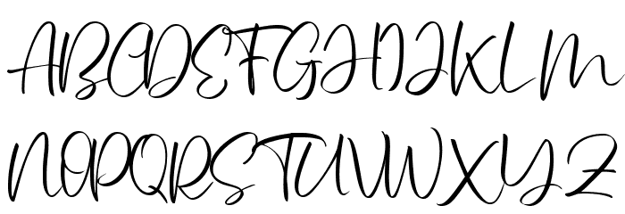 LaLayoung Font UPPERCASE