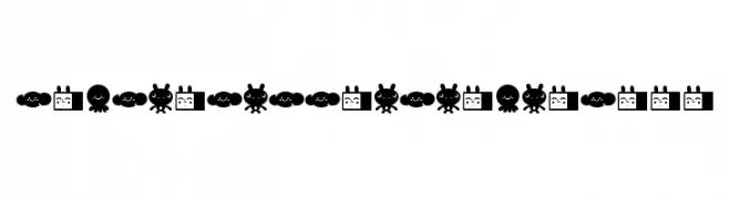 LaMonaProDingbatKawaii  Frei Schriftart Herunterladen