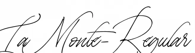 LaMonte-Regular  font caratteri gratis