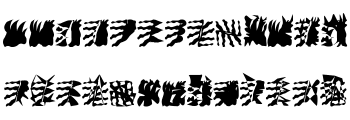 LaMorte2 Font LOWERCASE