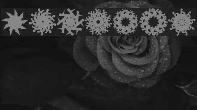 LaMorte3 Font examples