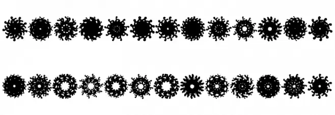 LaMorte3 خط أحرف صغيرة