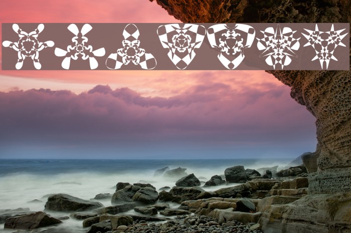 LaMorte7 Font examples