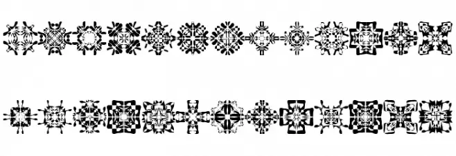LaMorte8 Schriftart Kleinbuchstaben