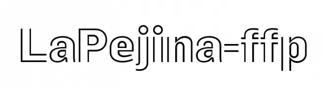 LaPejina-ffp  Fuentes Gratis Descargar
