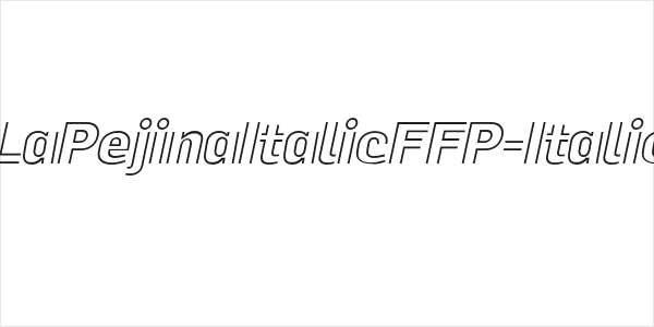 LaPejinaItalicFFP-Italic Logo