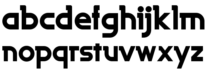 LaPerutaFLF-Bold Font LOWERCASE