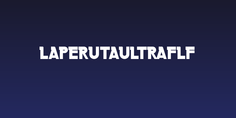 LaPerutaUltraFLF Social Header