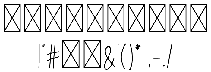 LaPetiteRegular Font OTHER CHARS