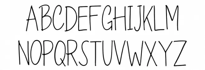 LaPetiteRegular Schriftart Groß