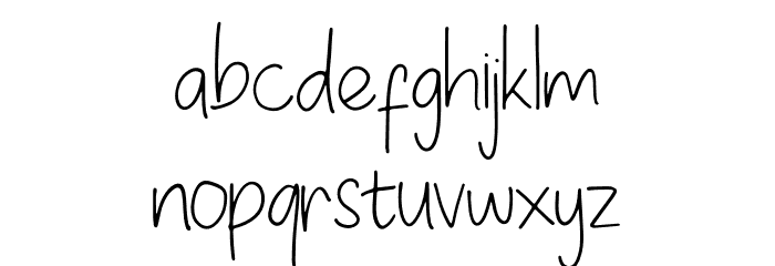 LaPetiteRegular Font LOWERCASE