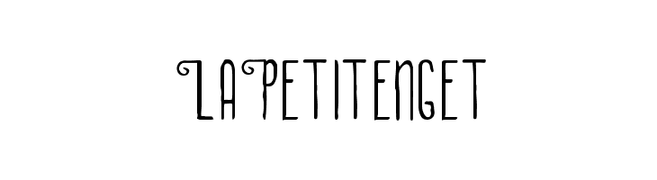 LaPetitenget  Frei Schriftart Herunterladen