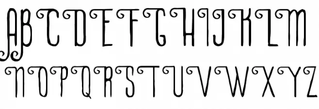 LaPetitenget フォント 大文字