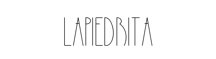 LaPiedrita Font