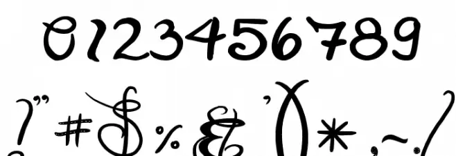 LaPointe's Road Font OTHER CHARS