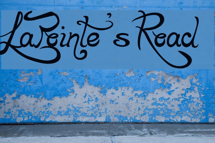 LaPointe's Road Font examples