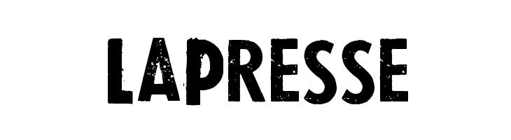 LaPresse  Frei Schriftart Herunterladen