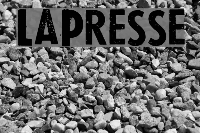 LaPresse Font examples