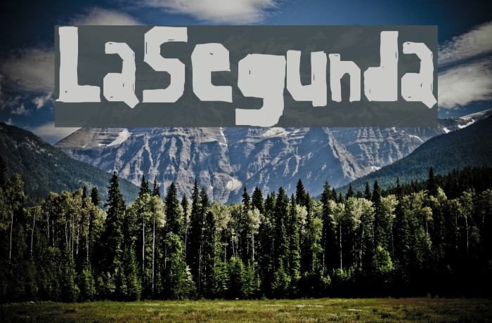 LaSegunda Font examples