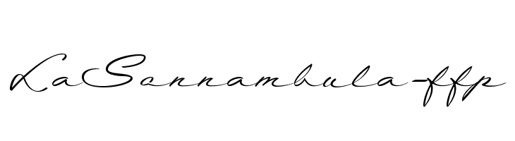 LaSonnambula-ffp Font