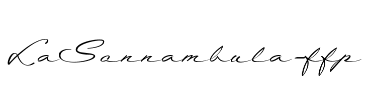LaSonnambula-ffp  font caratteri gratis
