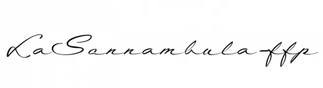 LaSonnambula-ffp  font caratteri gratis