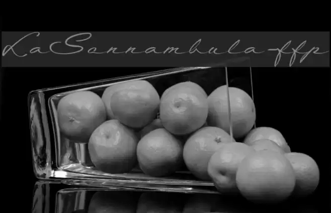 LaSonnambula-ffp Font examples