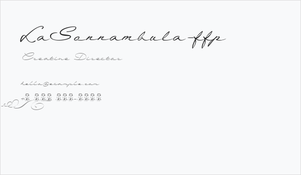 LaSonnambula-ffp Business Card
