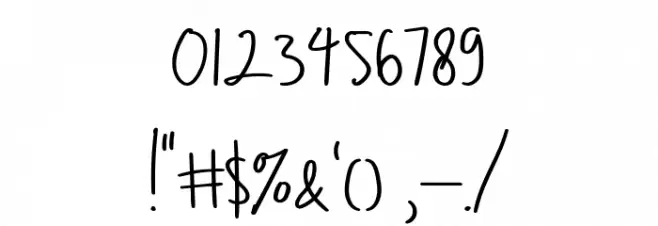 LaTahzan Font OTHER CHARS