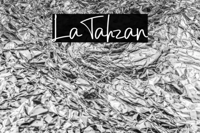 LaTahzan Font examples