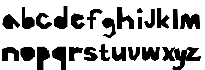 LaTenaz Heavy Font LOWERCASE