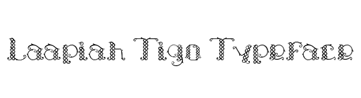 Laapiah Tigo Typeface  Fuentes Gratis Descargar