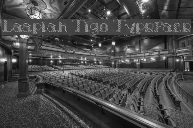 Laapiah Tigo Typeface Font examples