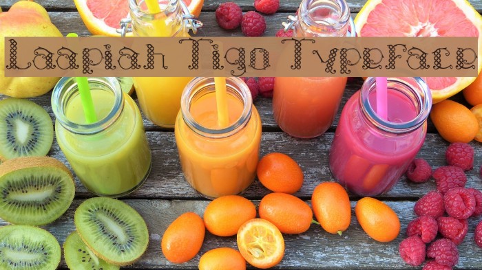 Laapiah Tigo Typeface Font examples