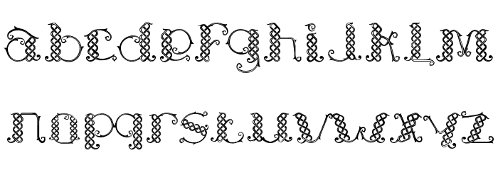 Laapiah Tigo Typeface Font LOWERCASE