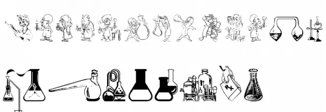 Lab Bats 字体 大写