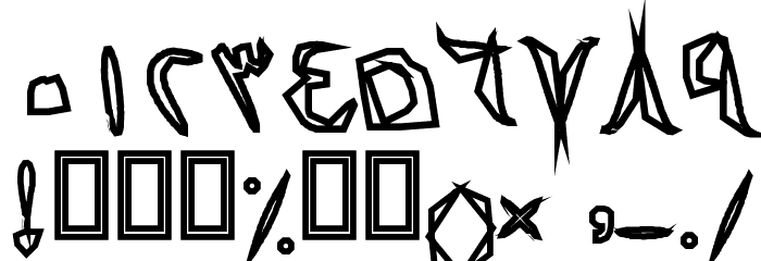 Lab Outline Font OTHER CHARS