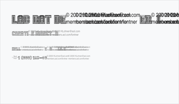 Lab Rat Demo Version Business Card