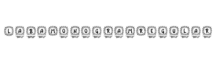 Laba Monogram Regular  font caratteri gratis