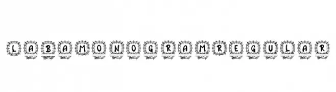 Laba Monogram Regular  Fuentes Gratis Descargar